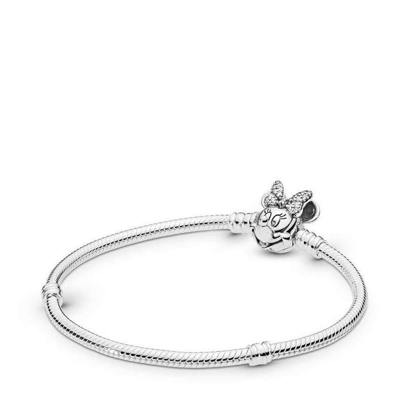 Bratara Pandora Disney Shimmering Minnie Portrait Argint (8EwjWUpm)